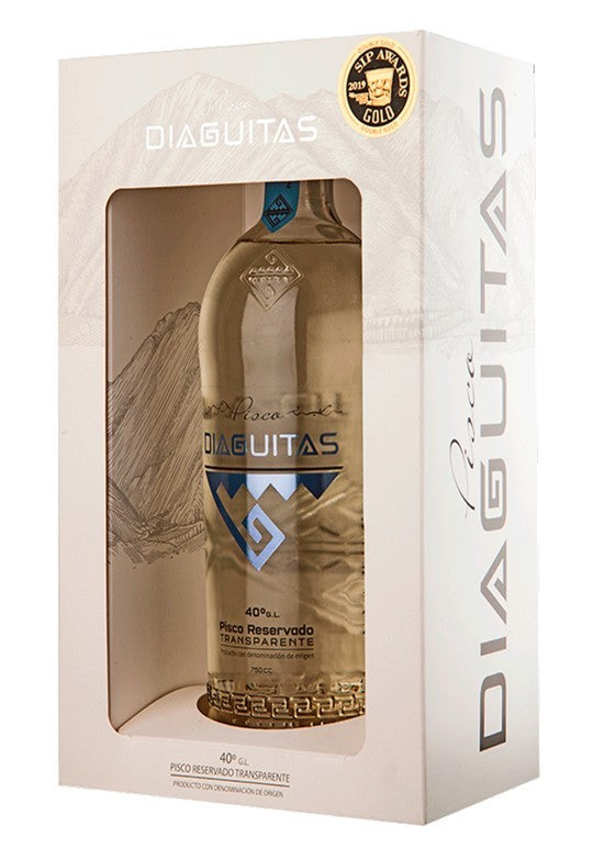Pisco Diaguitas 40º Transparente 750cc