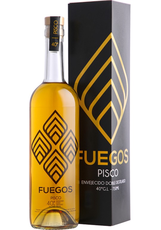 Pisco Fuegos 40º Envejecido 750cc
