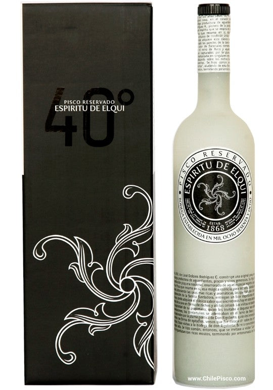 Pisco Espiritu Elqui 40º 750cc