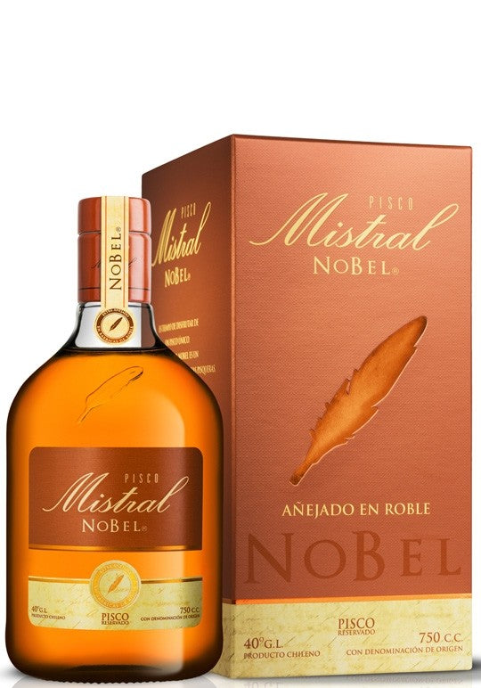 Pisco Mistral Nobel 40º 750cc