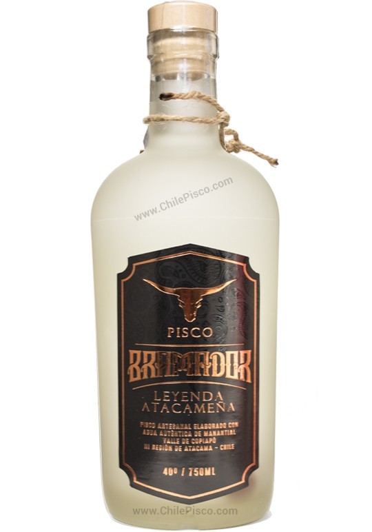 Pisco Bramador Cobre 38º 750cc