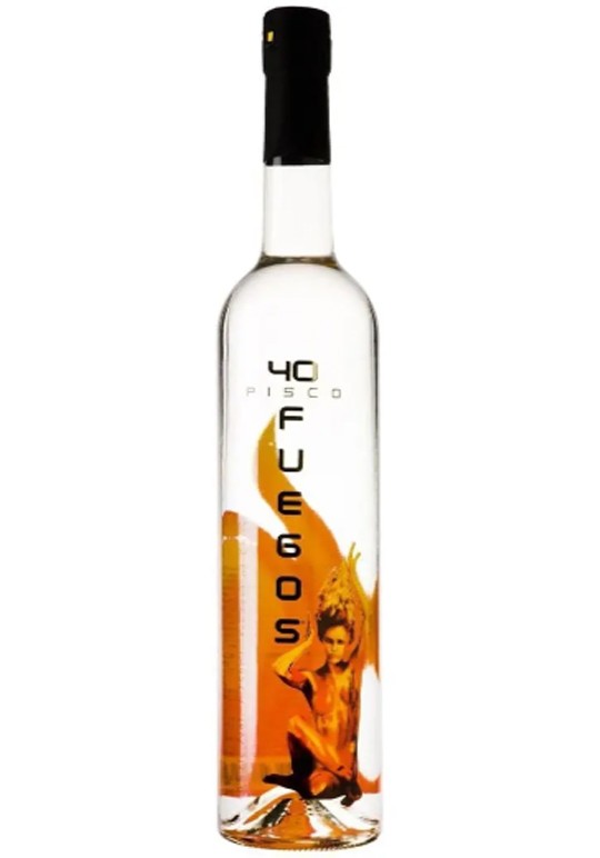 Pisco Fuegos 40º 750cc Edición "Mujer de Fuego Vintage"