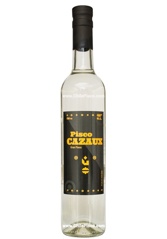 Pisco Cazaux 46º transparente 500cc