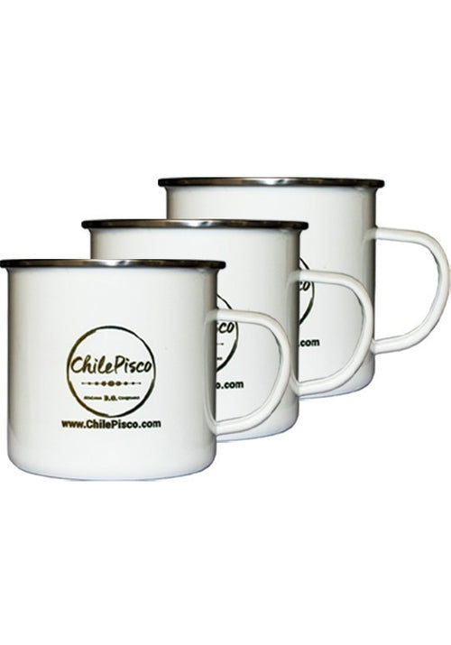 3 Mugs Enlozados 650cc