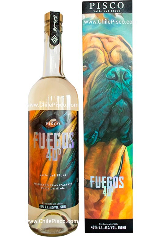 Pisco Fuegos 40º Bullmastiff 750cc