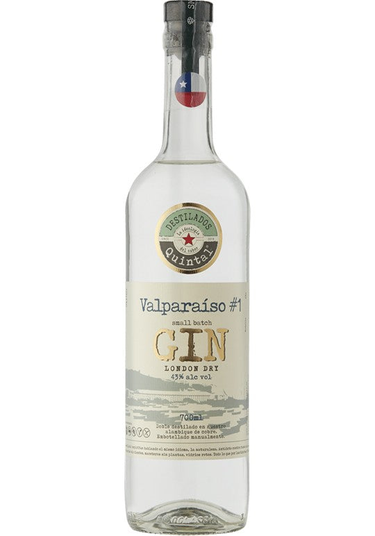 Gin Quintal Valparaiso 43º 700cc