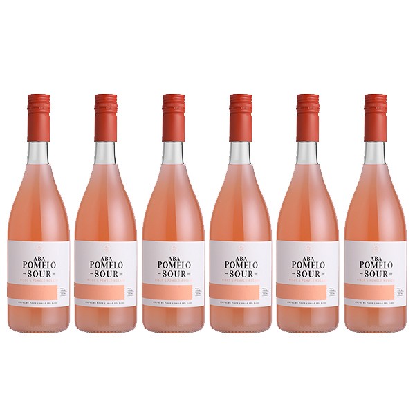 6x Pisco ABA Sour Pomelo 12º 750cc