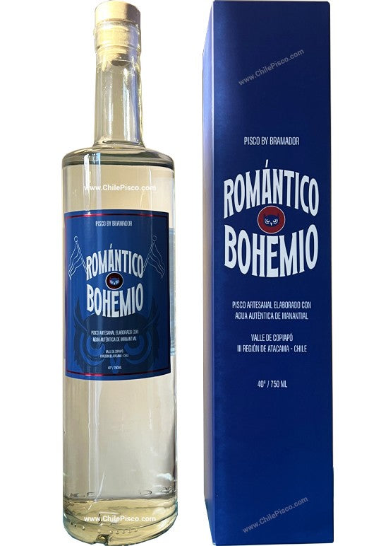 Pisco Romantico Bohemio 40° 750cc