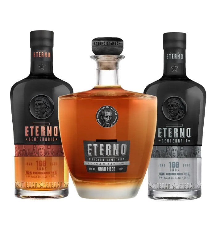 Pack Trilogia Pisco Eterno 750cc