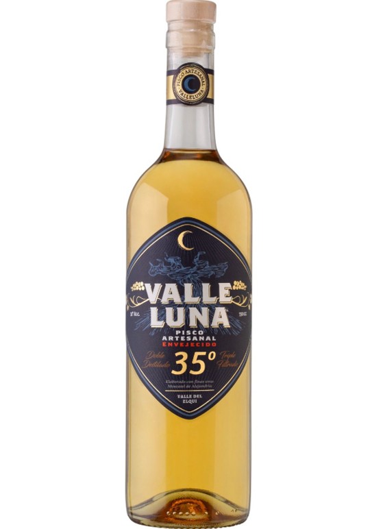 Pisco Valle Luna 35° Envejecido 750cc