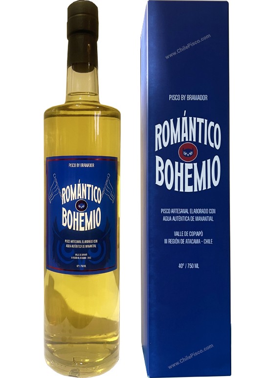 Pisco Romantico Bohemio Envejecido 40° 750cc