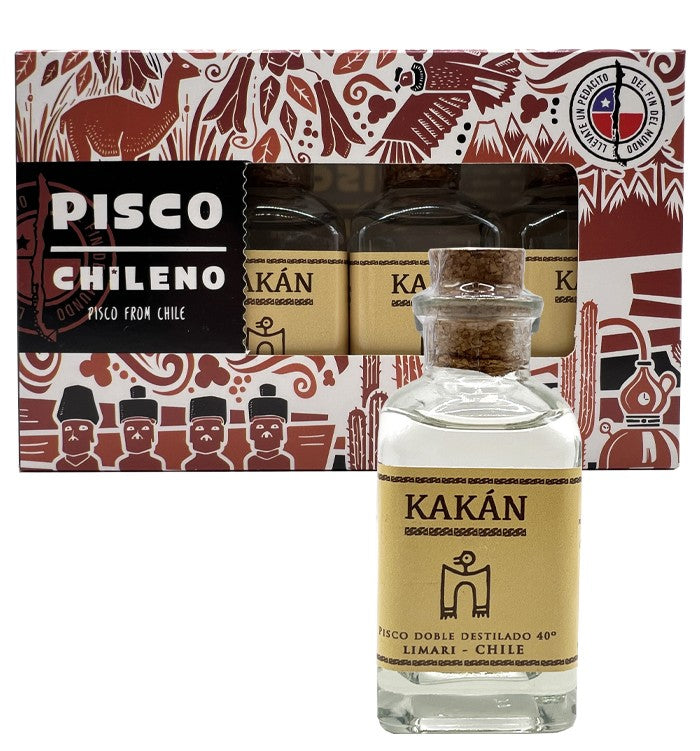 Pisco Miniatura Kakan 40º 50cc x4
