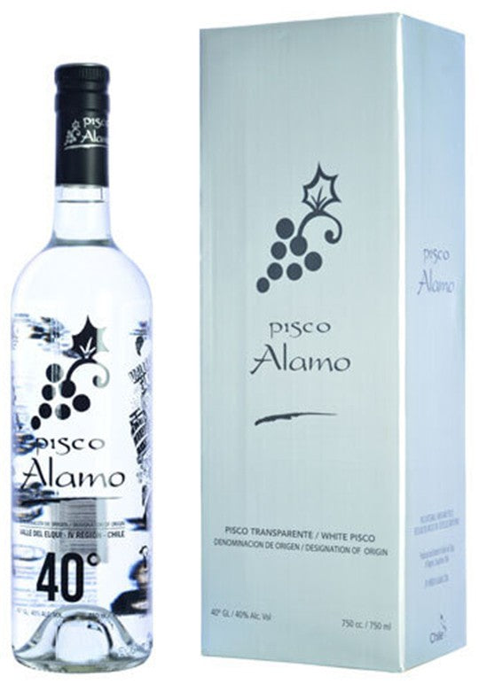 Pisco Alamo 40º Transparente 750cc