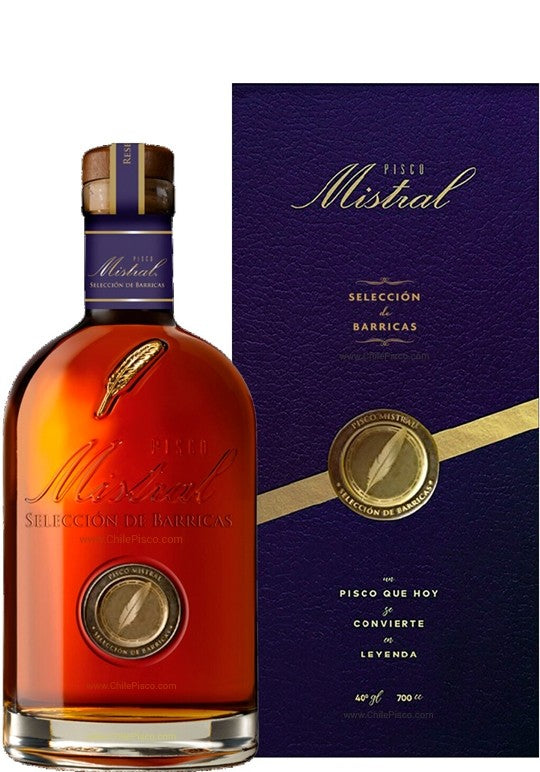 Pisco Mistral Selección De Barricas 40º 700cc