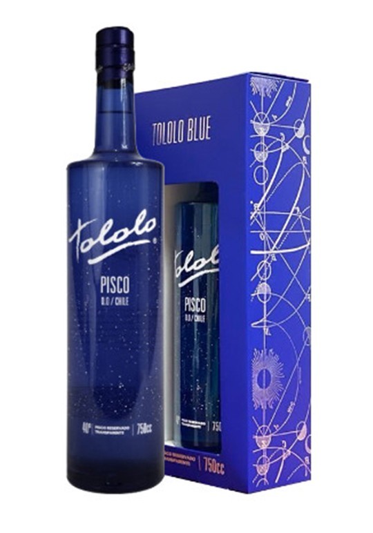 Pisco Tololo Blue 40° 750cc