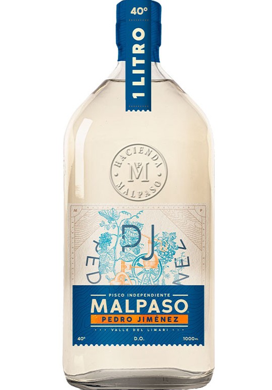 Pisco Mal Paso 40º Pedro Jimenez 1000cc