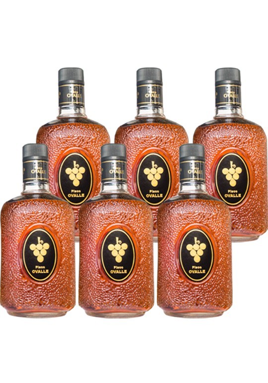 6x Pisco Ovalle 40º 750cc