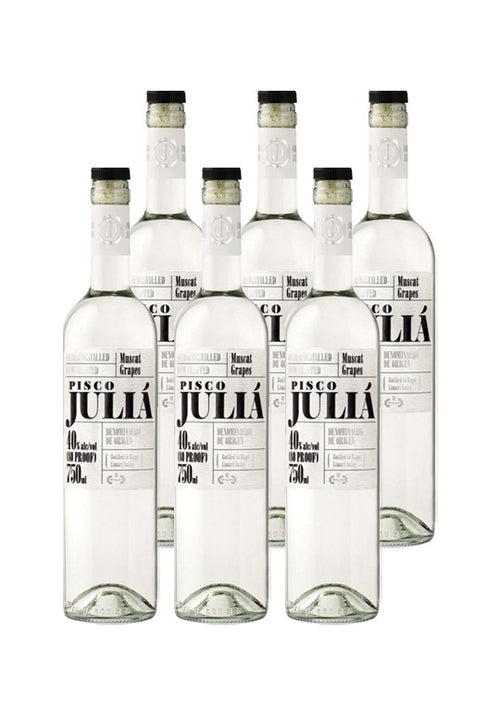 6x Pisco Julia 40º 750cc