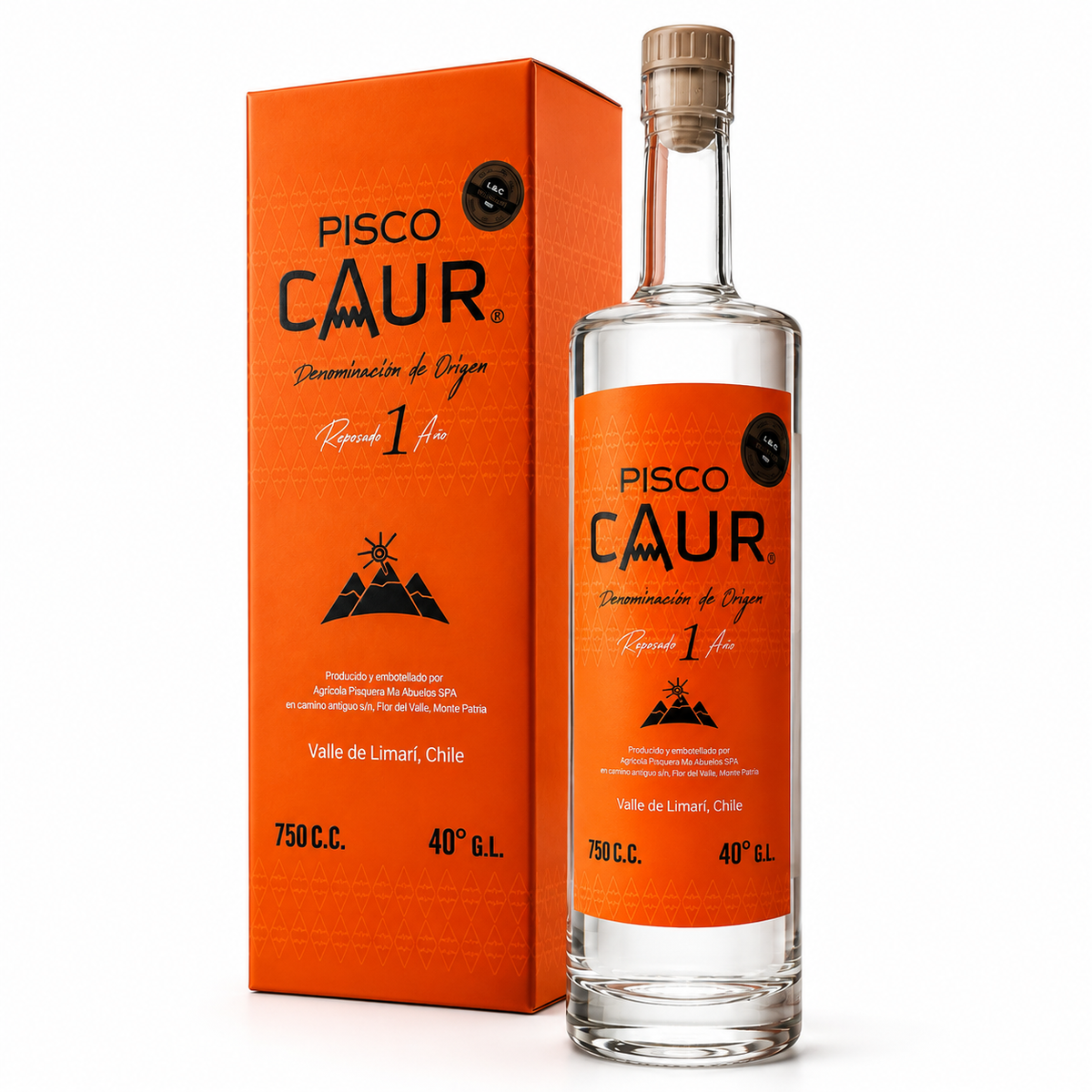 Pisco Caur 40° 750cc