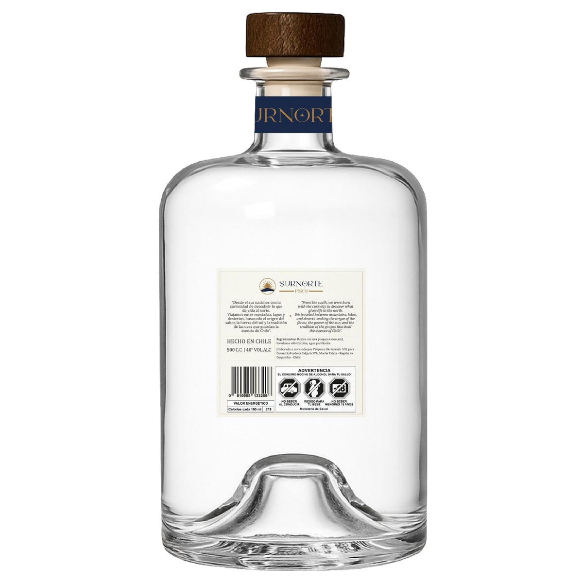 Pisco SurNorte 40° 500cc