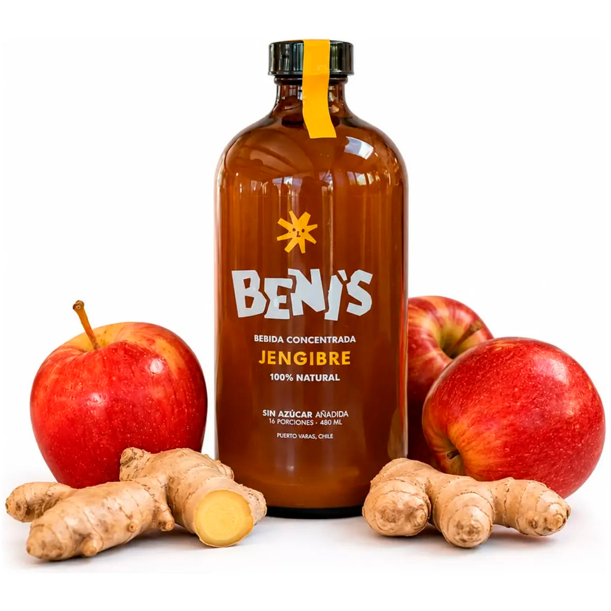 Beni's Bebida de Jengibre Natural 480cc